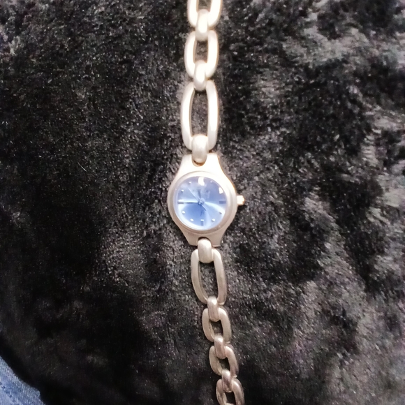 Bundle Of Fossil 2 Silver Watches with Blue Dial Es9090 Es9021 - Picture 11 of 14